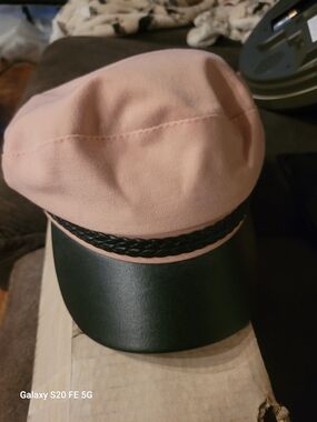 Juicy Couture Pink Cap with Black Visor and Braid
